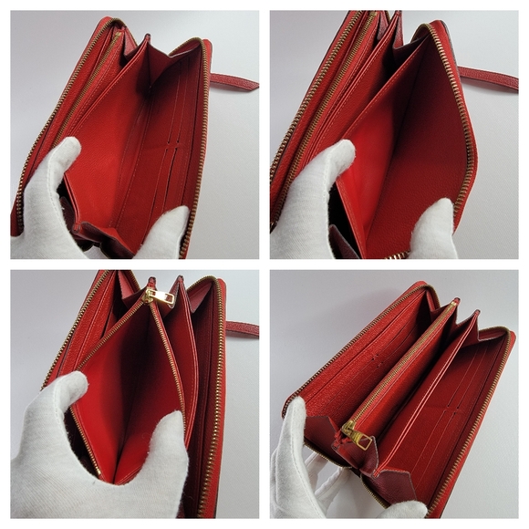 LOUIS VUITTON Monogram Empreinte Leather Zippy Long Wallet - Picture 7 of 10